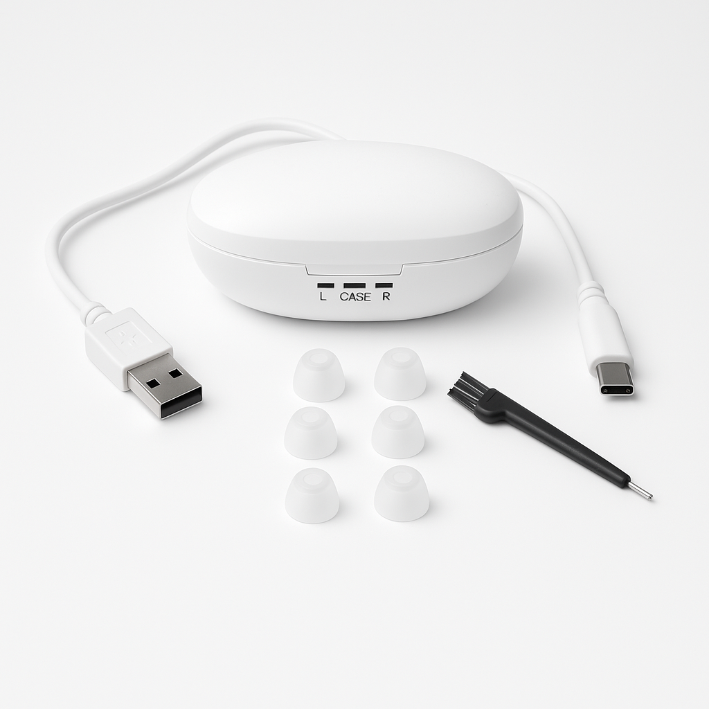 J.Health OTC Hearing Aids – Rechargeable, Noise Reduction, Medical-Grade Clarity